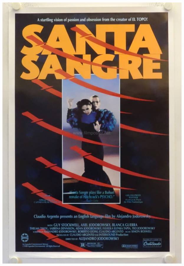 Santa Sangre originales US Onesheet Filmplakat
